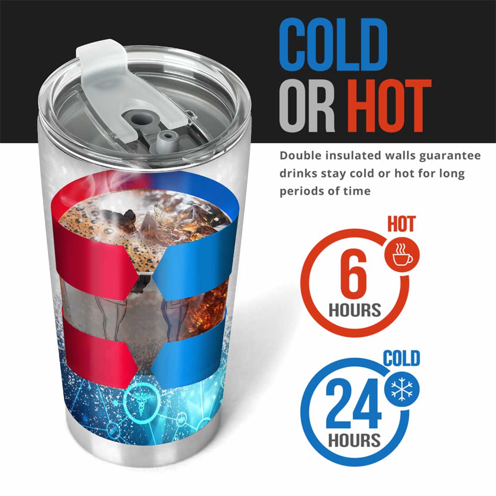 Merci d'être ma thérapeute bénévole - Gobelet isotherme personnalisé pour infirmière