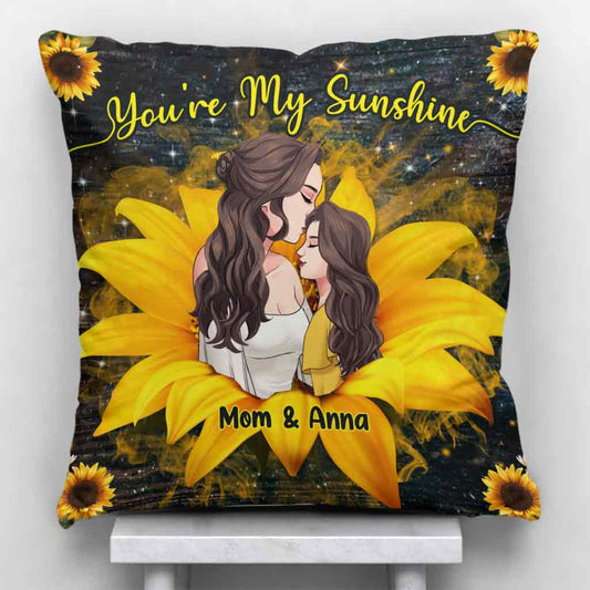 You're My Sunshine - Personalized Mother's Day Mother Throw Pillow