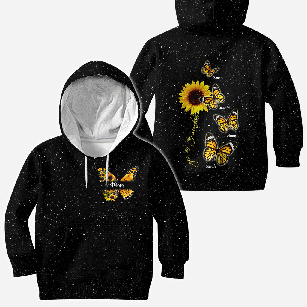 Tu es mon rayon de soleil - Cadeau pour maman, grand-mère - T-shirt personnalisé intégral