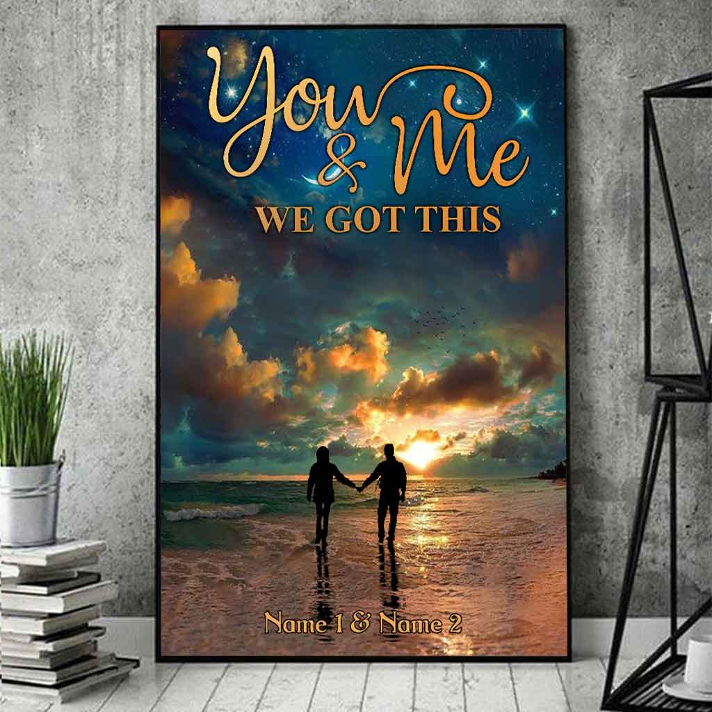 Toi et moi - Affiche personnalisée pour amoureux de la mer