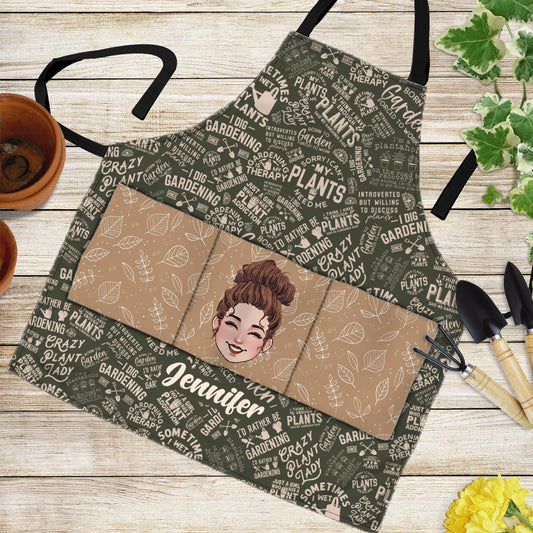 Tablier de jardinage personnalisé « Je jardine depuis ma naissance »