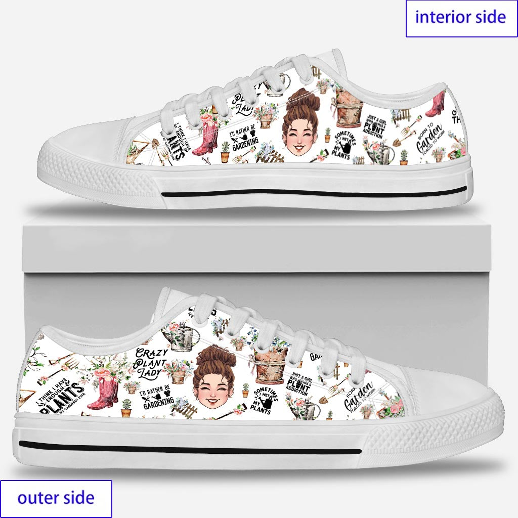 J'ai toujours aimé jardiner - Chaussures basses de jardinage personnalisées