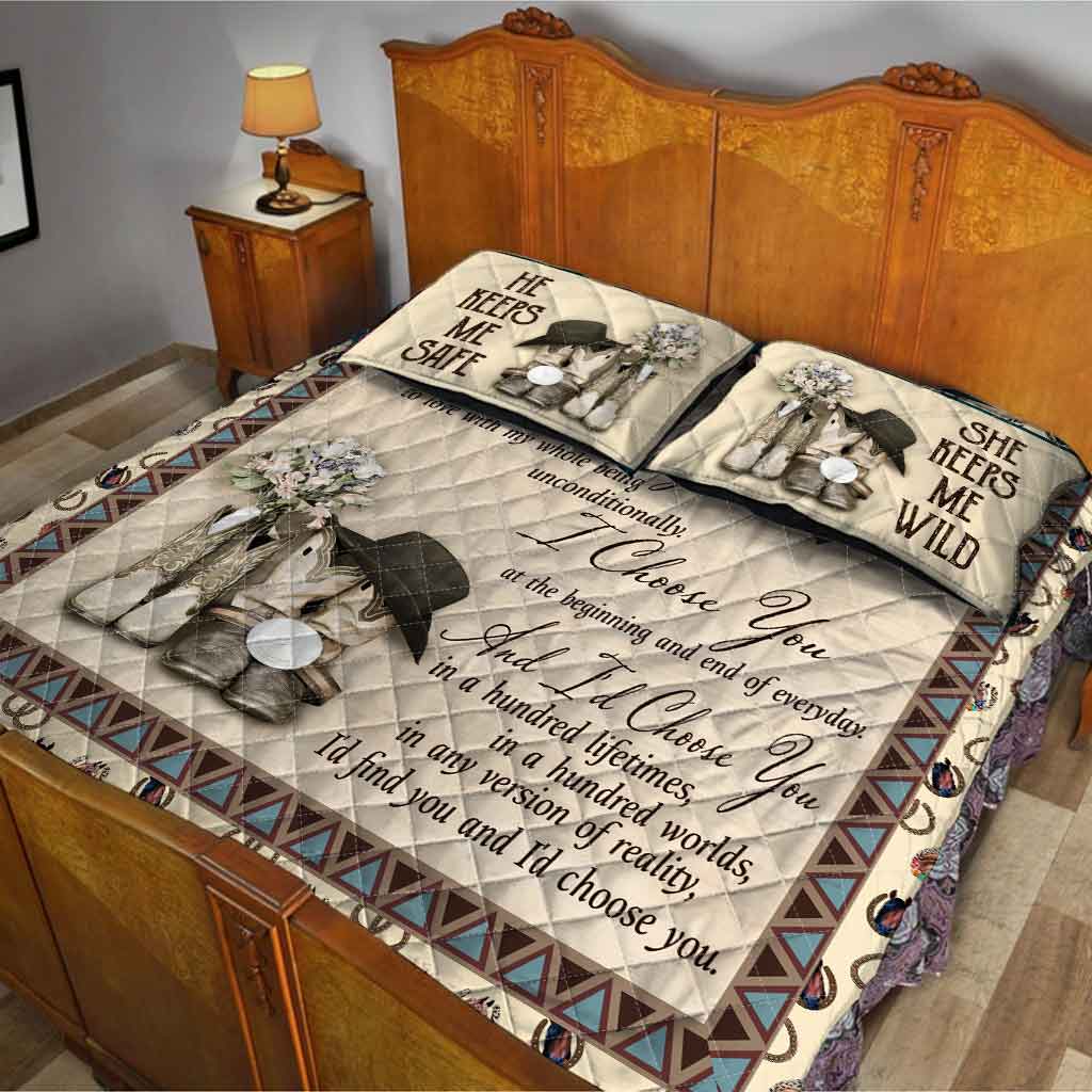 Je te choisis - Ensemble de courtepointes pour couples