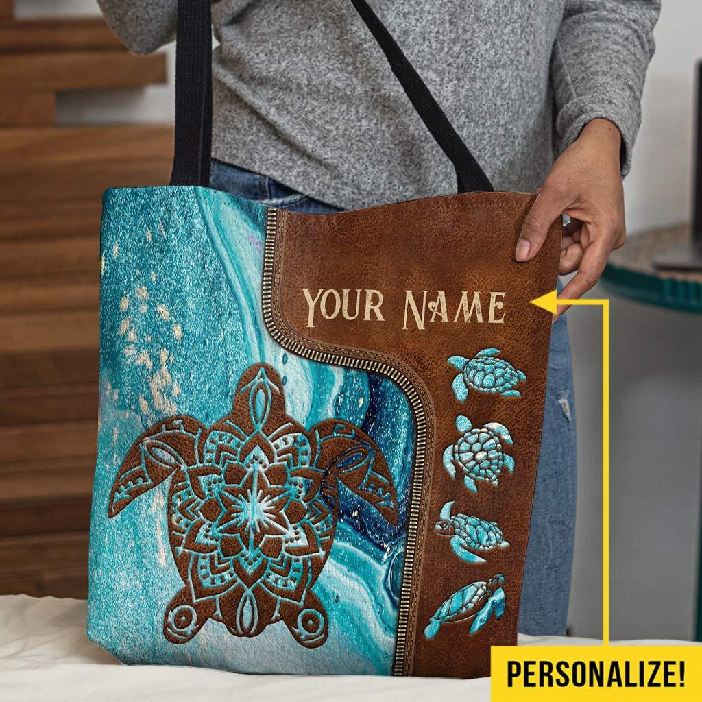 Salty Lil Beach - Sac fourre-tout personnalisé Tortue