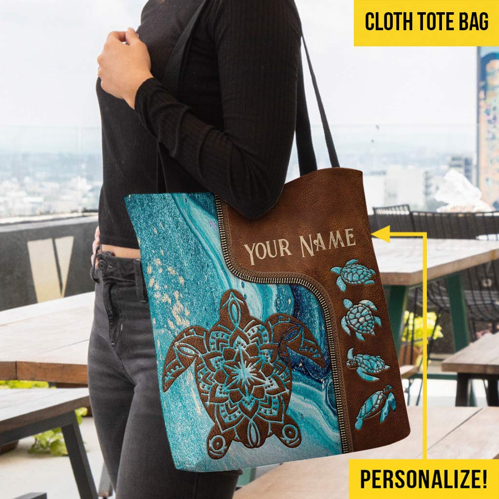 Salty Lil Beach - Sac fourre-tout personnalisé Tortue