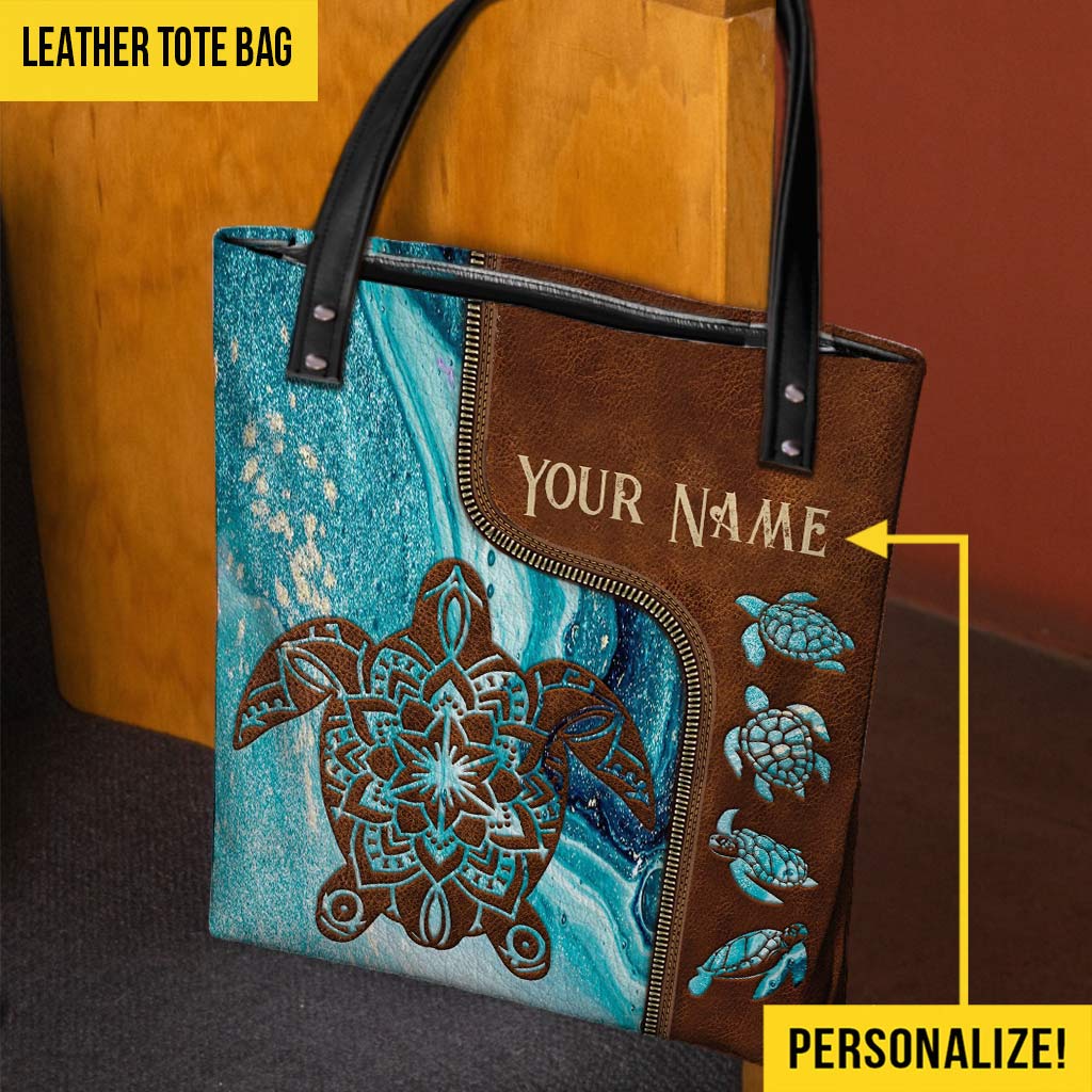 Salty Lil Beach - Sac fourre-tout personnalisé Tortue