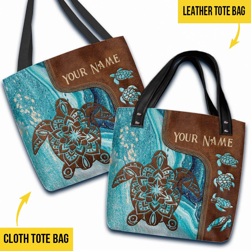 Salty Lil Beach - Sac fourre-tout personnalisé Tortue