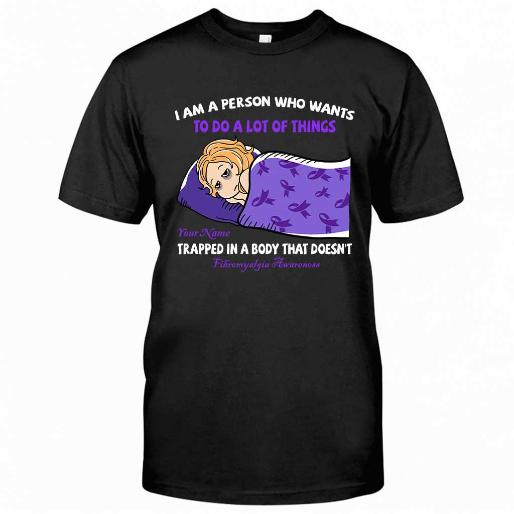 Je suis une personne qui veut faire plein de choses - T-shirt et sweat à capuche personnalisés pour la sensibilisation à la fibromyalgie
