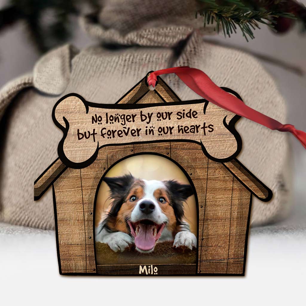 Une maison n'est pas un foyer - Ornement de Noël personnalisé pour chien (Impression recto verso)