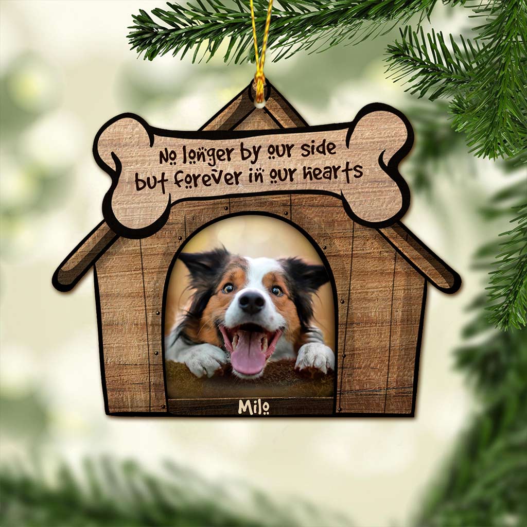 Une maison n'est pas un foyer - Ornement de Noël personnalisé pour chien (Impression recto verso)