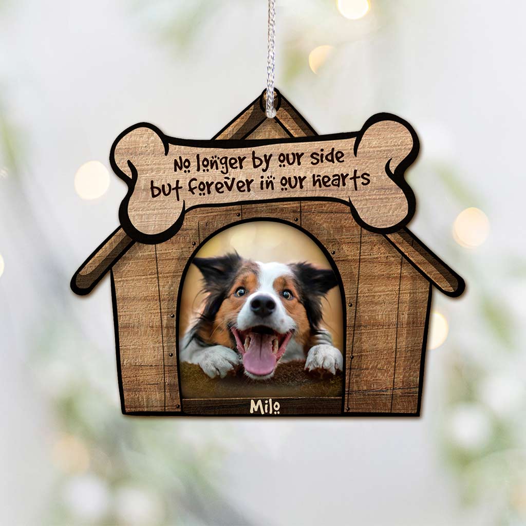 Une maison n'est pas un foyer - Ornement de Noël personnalisé pour chien (Impression recto verso)