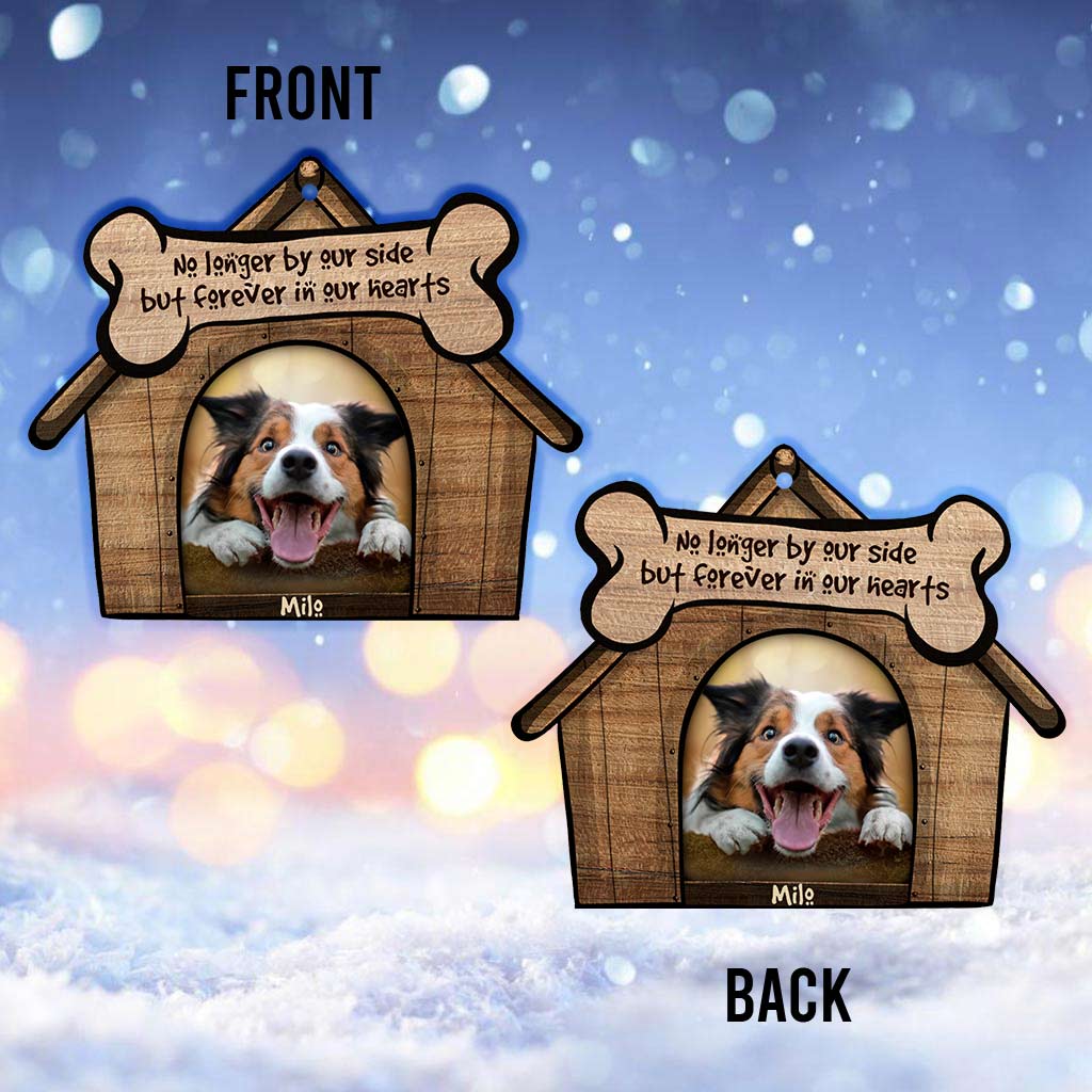 Une maison n'est pas un foyer - Ornement de Noël personnalisé pour chien (Impression recto verso)