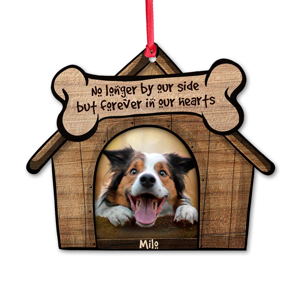 Une maison n'est pas un foyer - Ornement de Noël personnalisé pour chien (Impression recto verso)