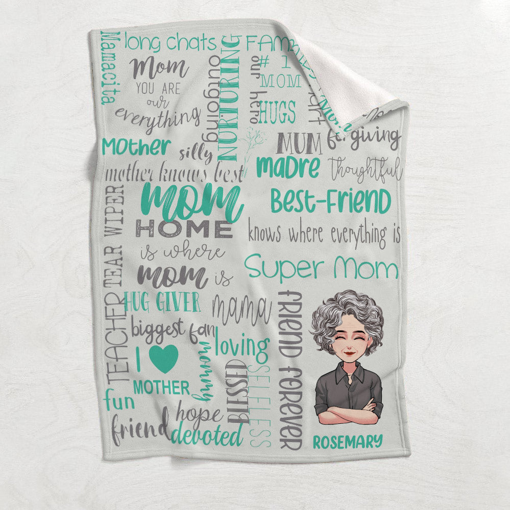 Maman, tu es tout pour nous - Couverture personnalisée pour la fête des mères