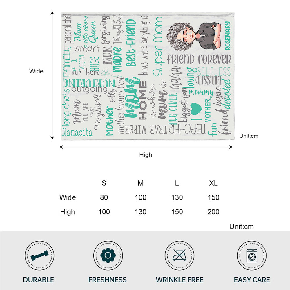 Maman, tu es tout pour nous - Couverture personnalisée pour la fête des mères