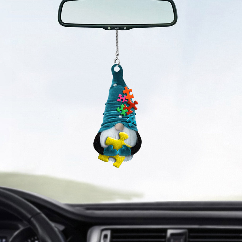 Décoration de voiture pour la sensibilisation à l'autisme (Imprimée des deux côtés)
