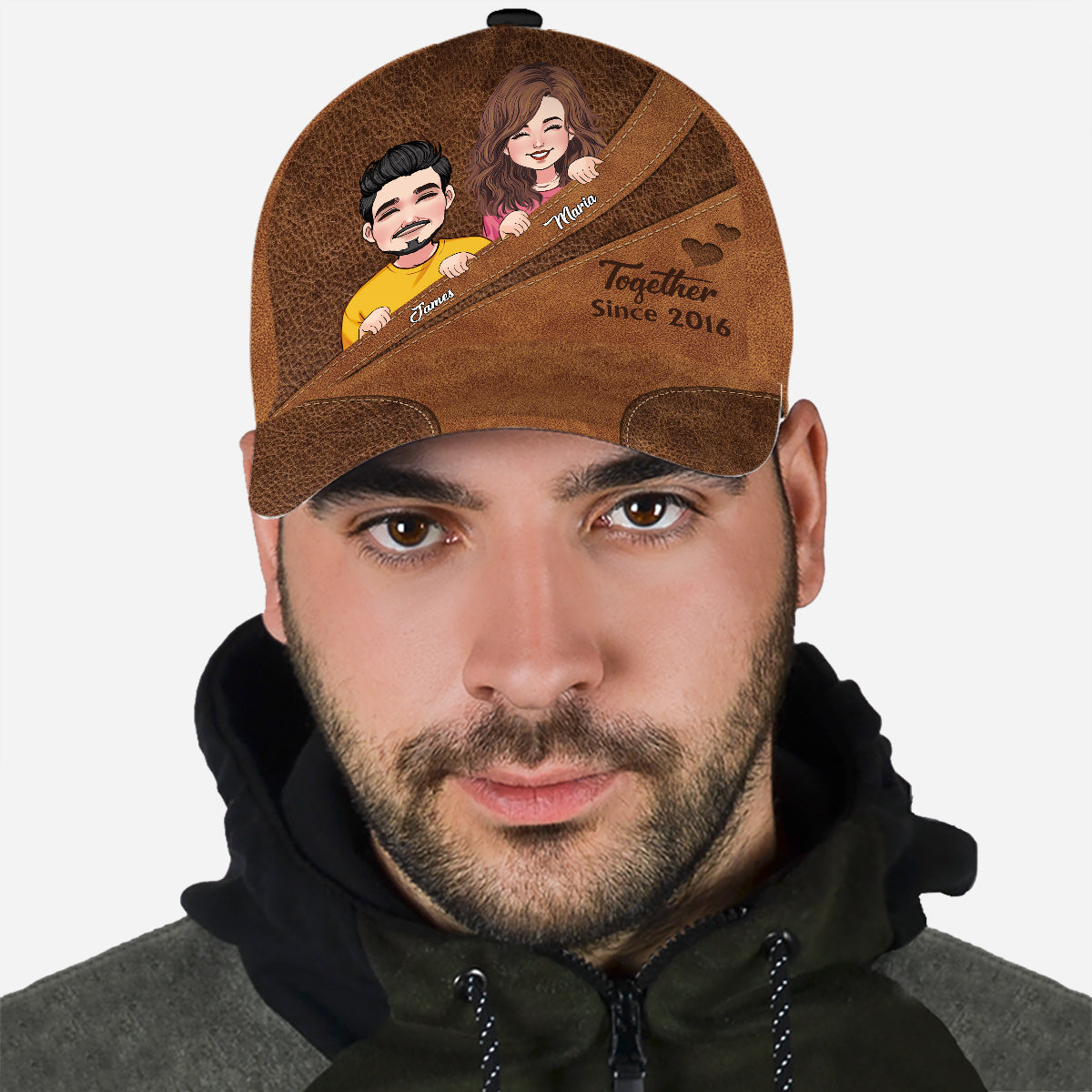 Ensemble depuis - Casquette classique personnalisée pour couple