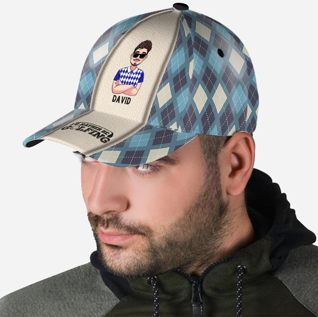 I'd Rather Be Golfing - Personalized Golf Classic Cap