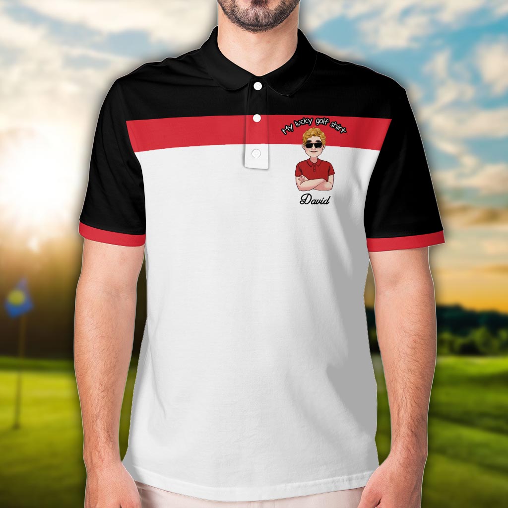Mon polo de golf porte-bonheur - Polo de golf personnalisé