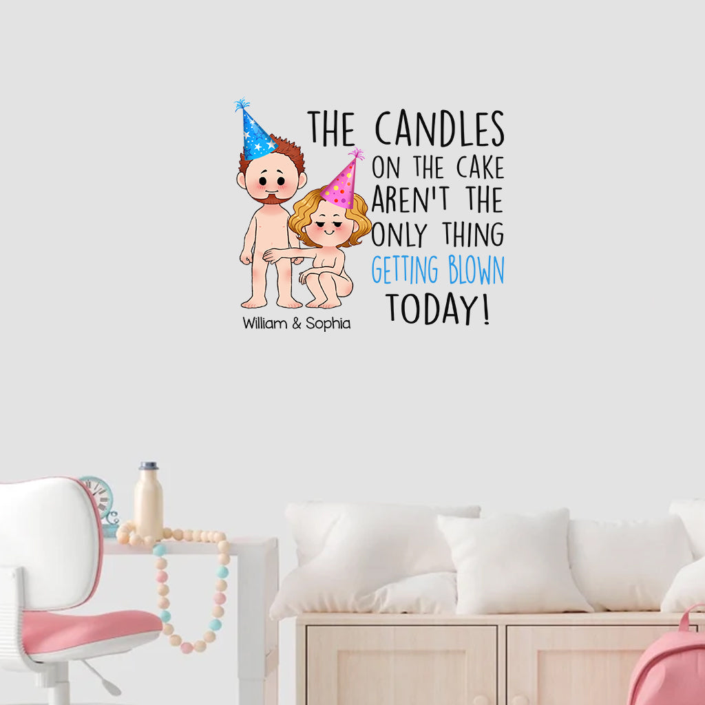 Les choses qui explosent aujourd'hui - Autocollant personnalisé pour couple