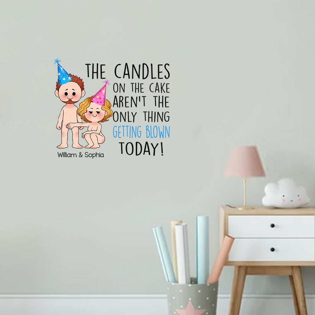 Les choses qui explosent aujourd'hui - Autocollant personnalisé pour couple