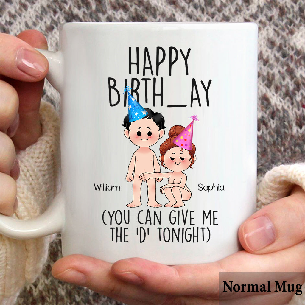Happy Birth_ay - Personalized Couple Mug