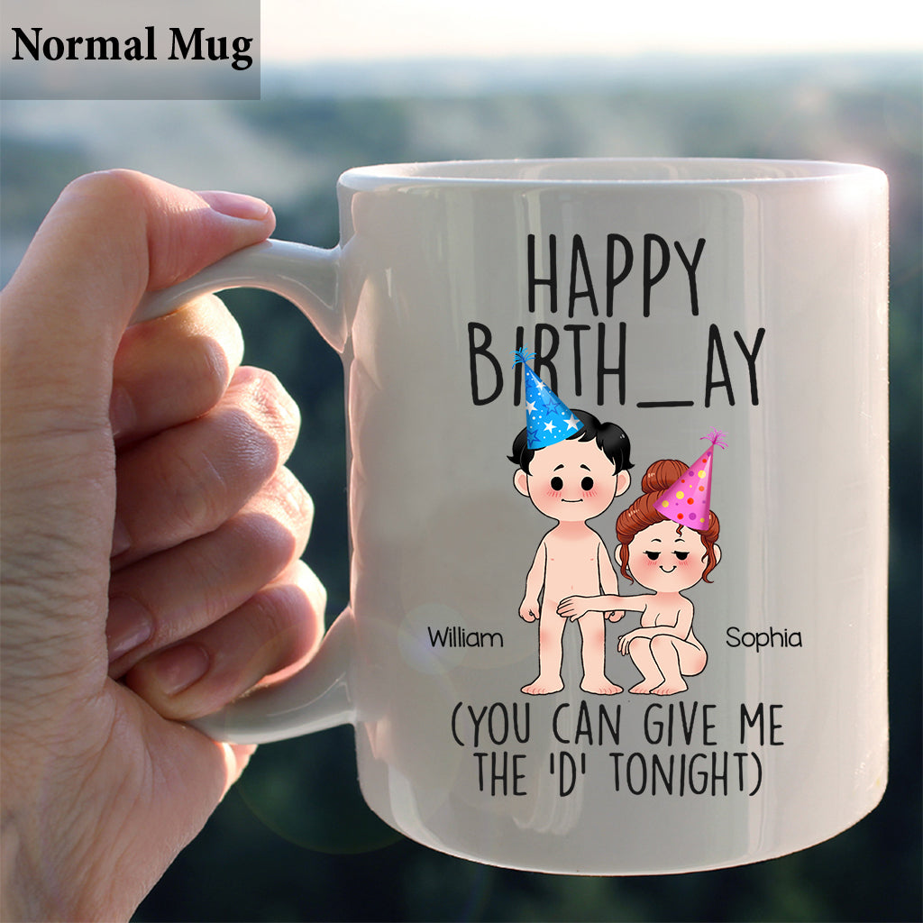 Happy Birth_ay - Personalized Couple Mug