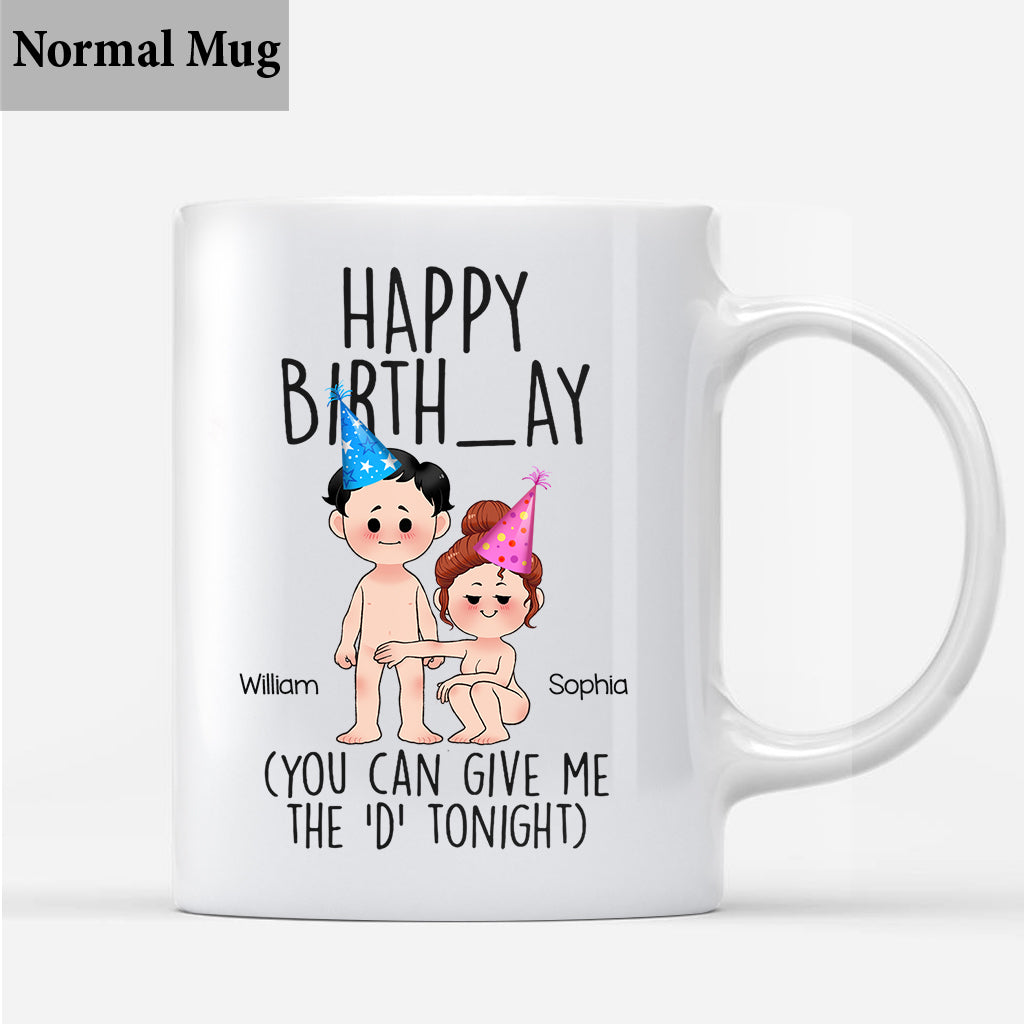 Happy Birth_ay - Personalized Couple Mug
