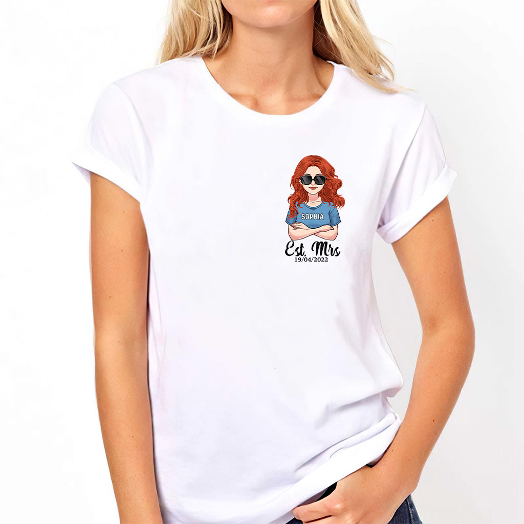 Monsieur et Madame - T-shirt et sweat à capuche personnalisés pour couples