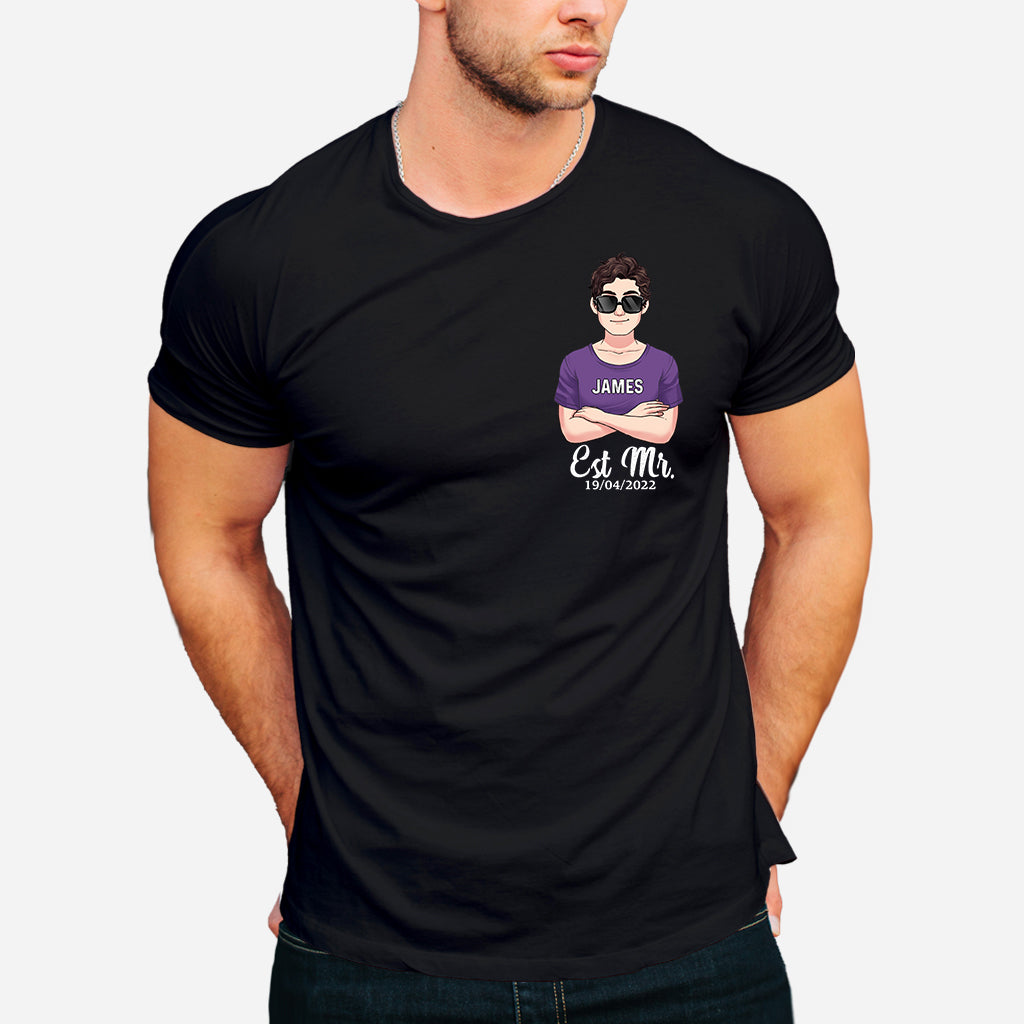 Monsieur et Madame - T-shirt et sweat à capuche personnalisés pour couples