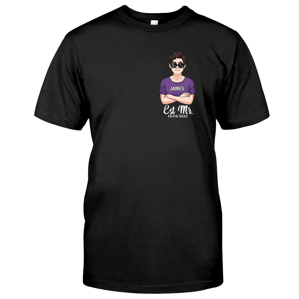 Monsieur et Madame - T-shirt et sweat à capuche personnalisés pour couples