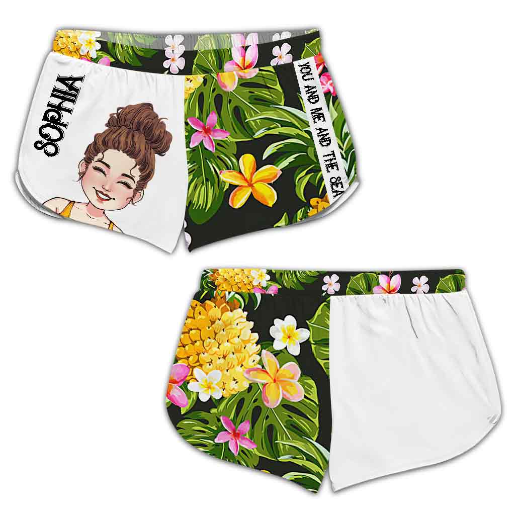 Vous, moi et la mer - Shorts personnalisés pour hommes et femmes amoureux de la mer