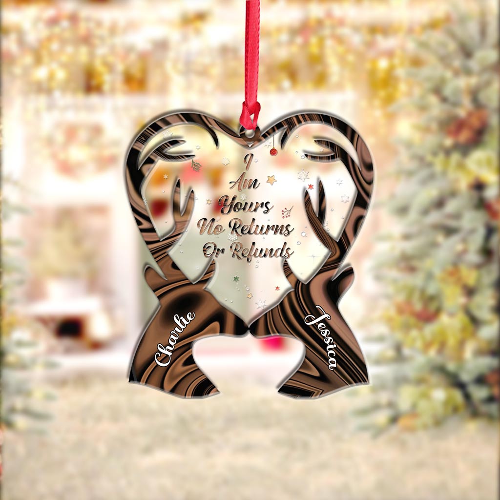 Je suis à toi - Ornement de Noël personnalisé à plusieurs niveaux « Chasse aux trésors »