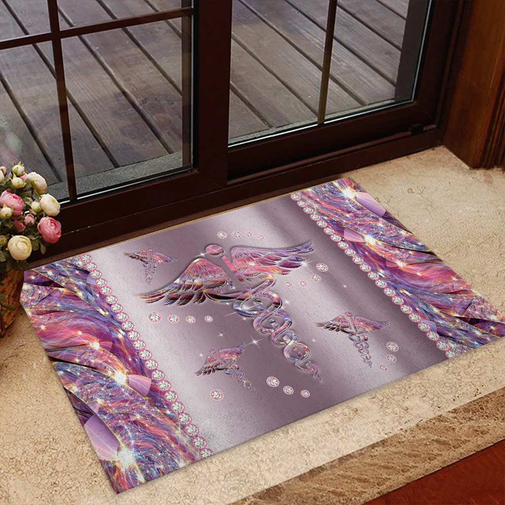 Paillasson en métal à motif d'infirmière - Vie d'infirmière