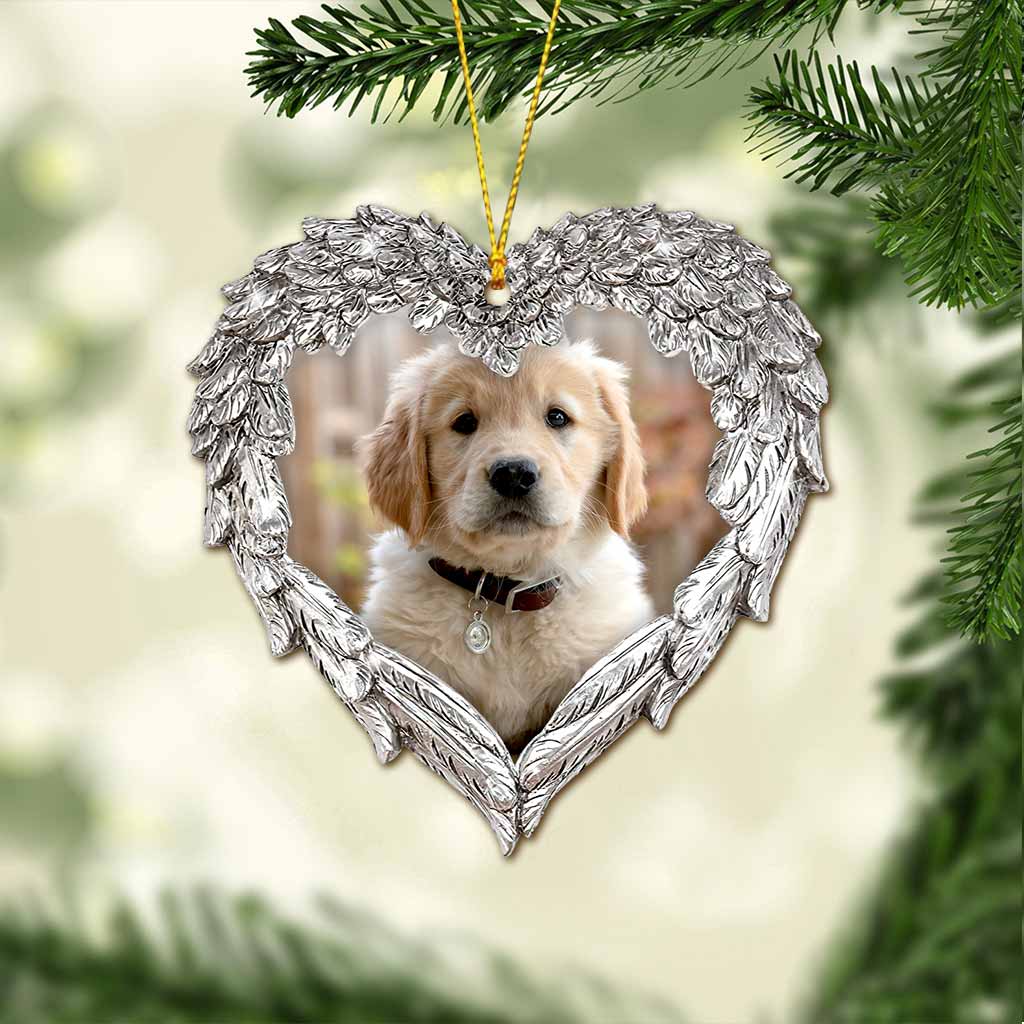 Je pense à toi - Ornement de Noël personnalisé pour chien (Imprimé des deux côtés)