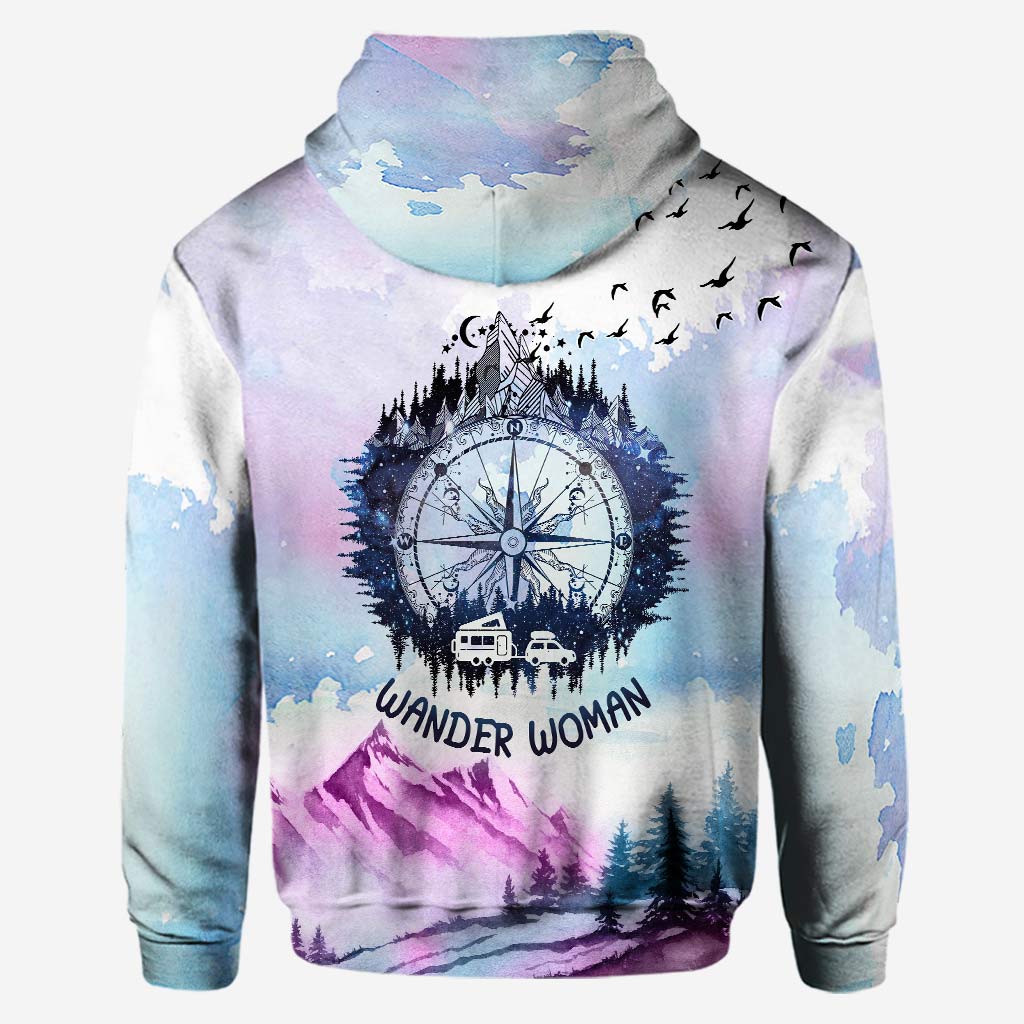 Wander Woman - Personalized Camping Hoodie and Leggings