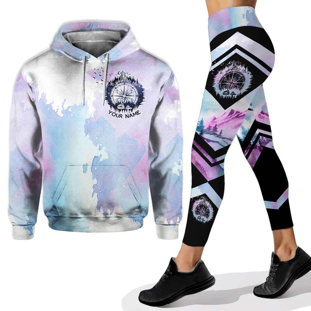 Wander Woman - Personalized Camping Hoodie and Leggings
