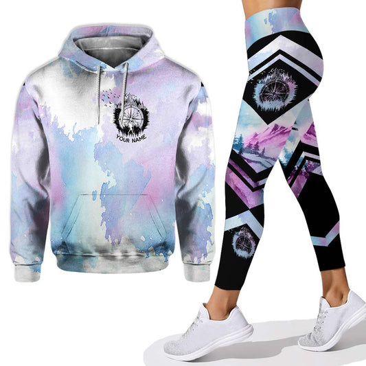 Wander Woman - Personalized Hiking Hoodie and Leggings