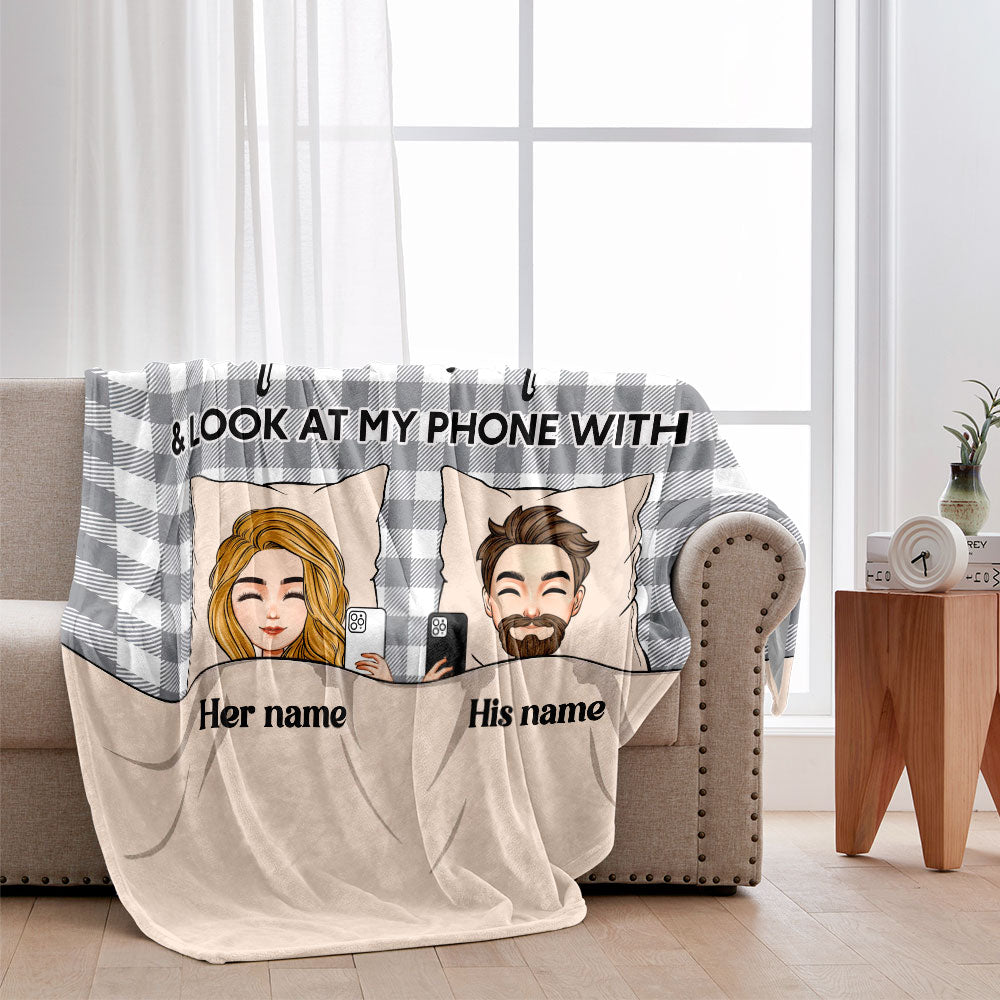 There Is Nobody - Personalized Couple Blanket