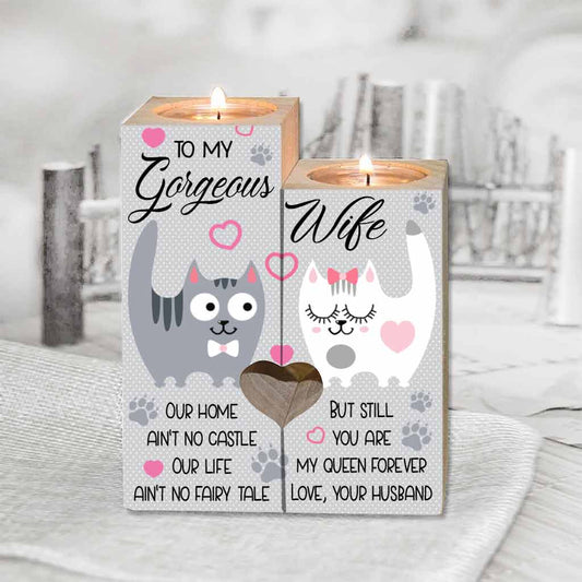 Amore Cats Candle Holder