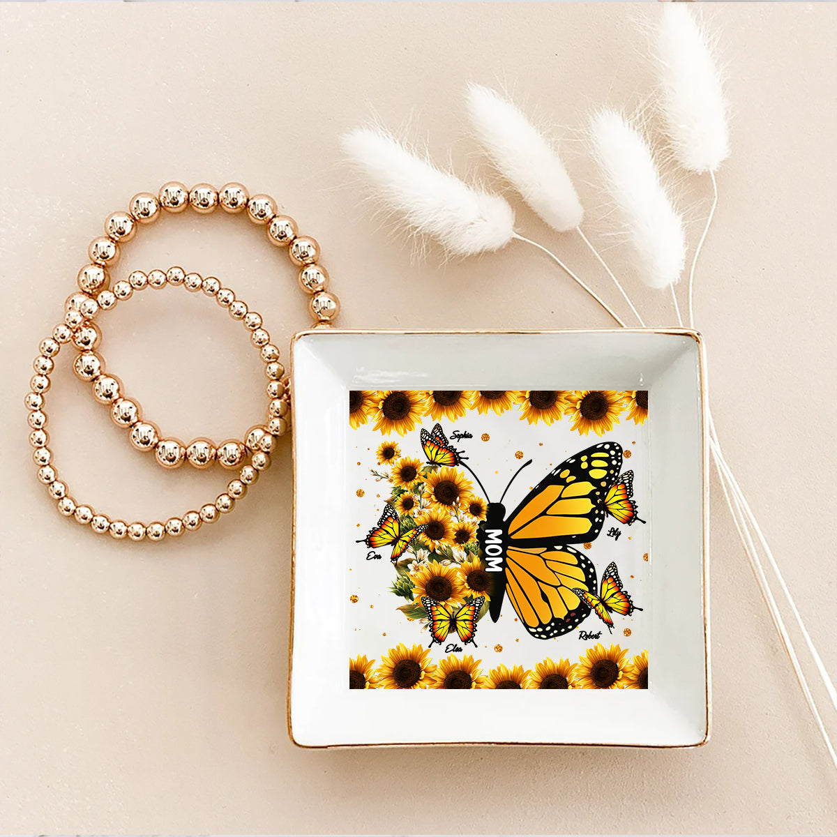 Nous t'aimons - Porte-bijoux personnalisé pour la fête des mères