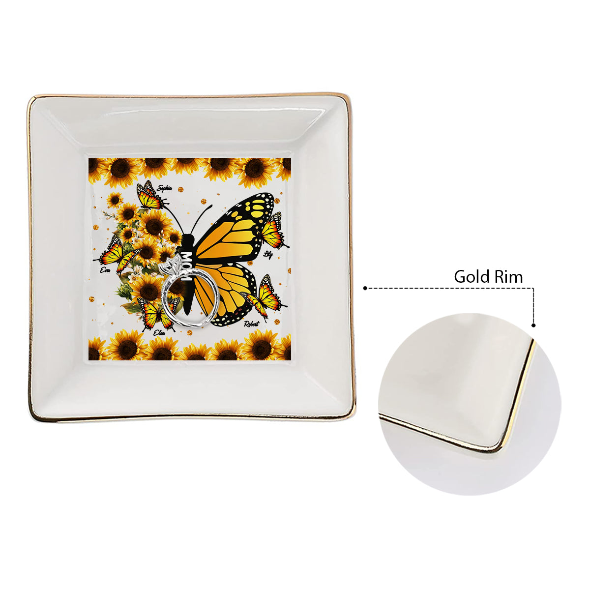 Nous t'aimons - Porte-bijoux personnalisé pour la fête des mères