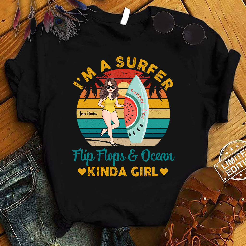 Je suis une tong - T-shirt et sweat à capuche de surf personnalisés