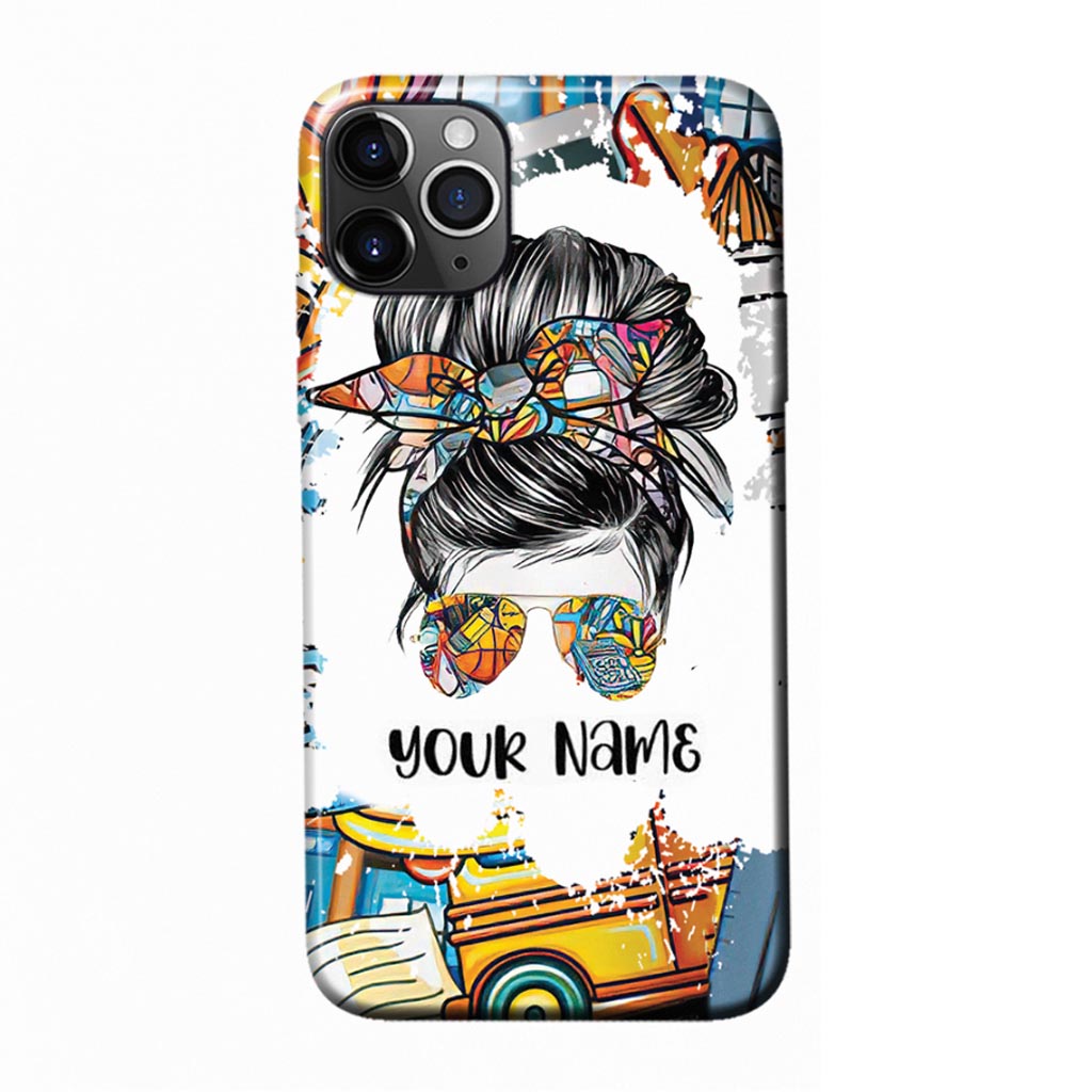 Coque de téléphone personnalisée « Vie d'enseignant »