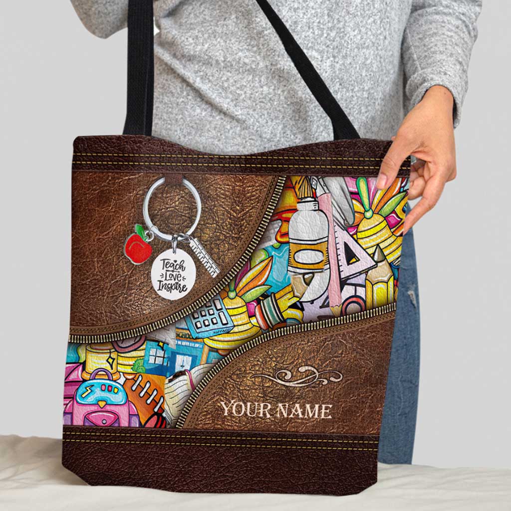 Sac fourre-tout personnalisé Teacher Vibes