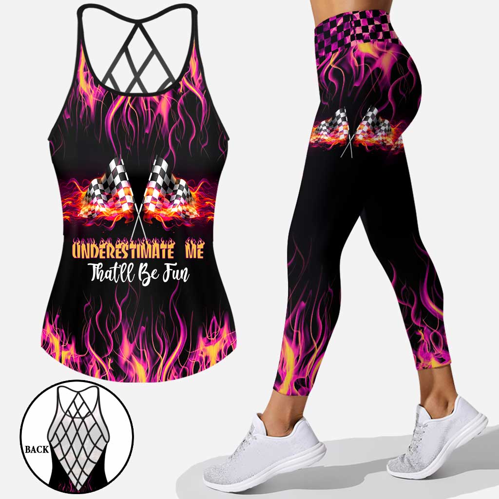 Sous-estimez-moi, ça va être amusant ! - Débardeur et legging de cyclocross