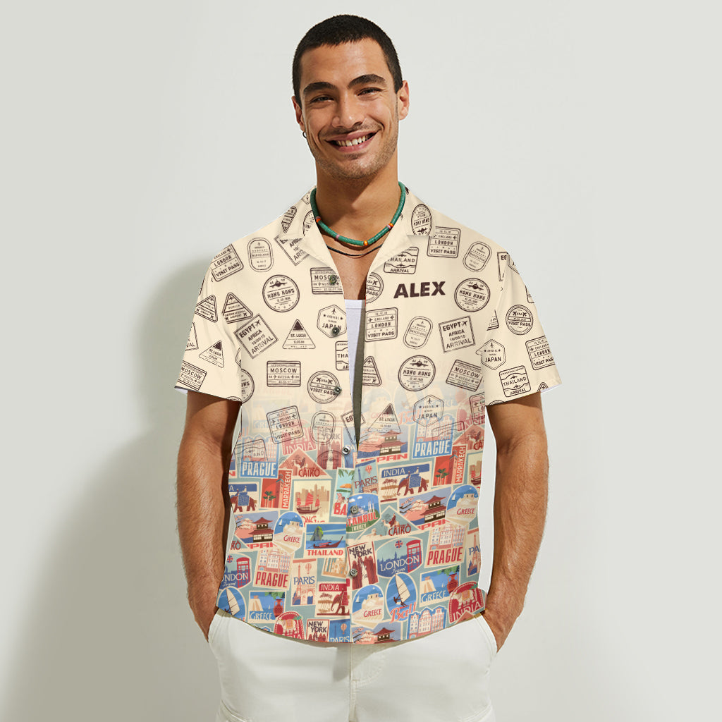 Traveling - Personalized Travelling Hawaiian Shirt