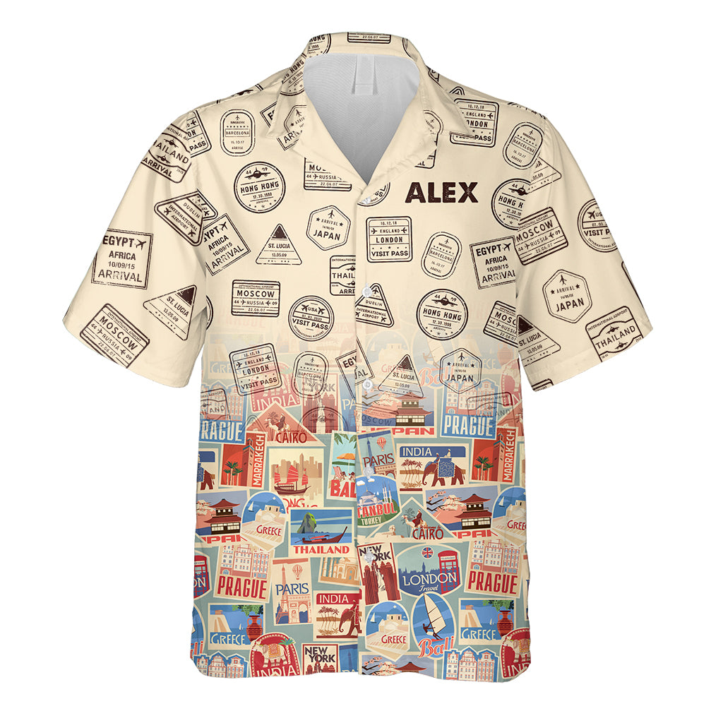 Traveling - Personalized Travelling Hawaiian Shirt