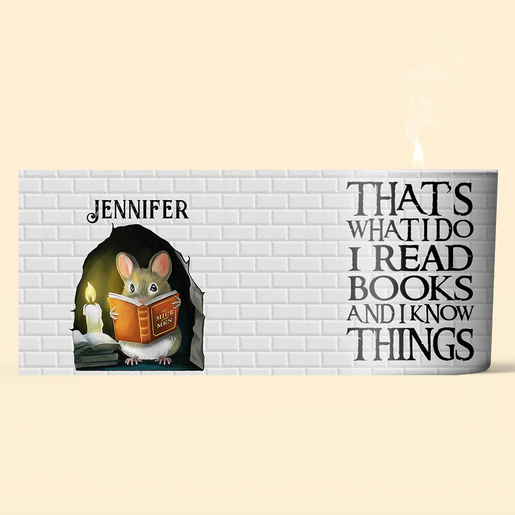 Bougie personnalisée en forme de livre avec couvercle en bois, idéale pour les amoureux de la lecture