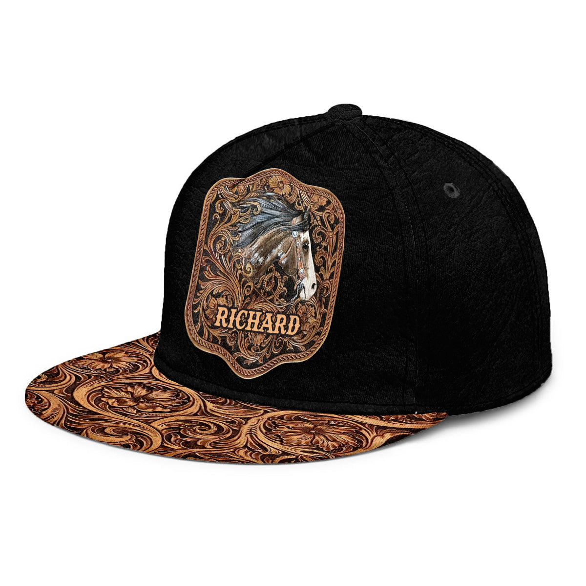 J'adore les chevaux - Casquette personnalisée à motif cheval
